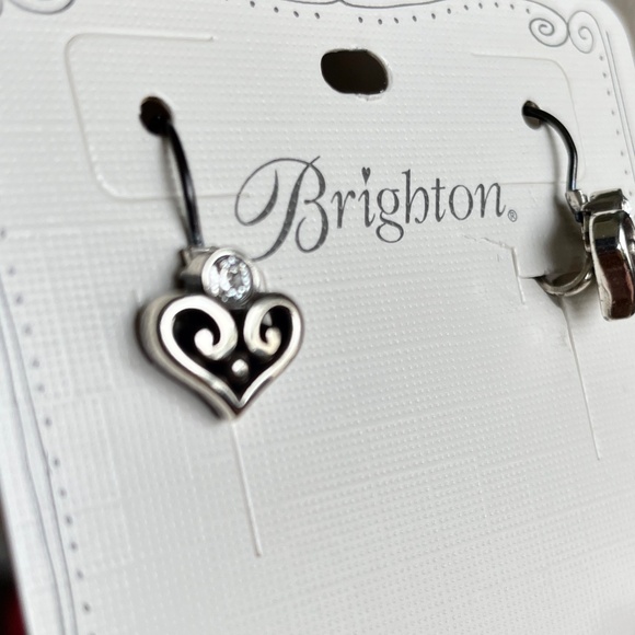 Brighton Alcazar Heart Leverback Earrings - Picture 4 of 5
